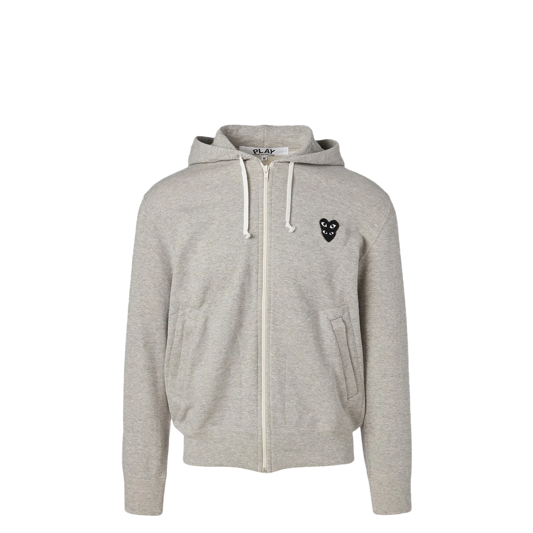 Cdg hoodie zip hot sale