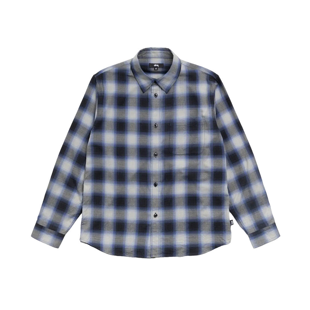 BEACH OMBRE PLAID SHIRT BLACK – NRML