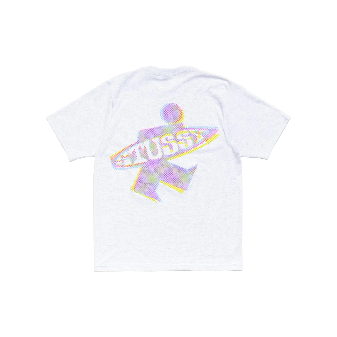 DOT SURF PUFF PRINT TEE ASH HEATHER – NRML