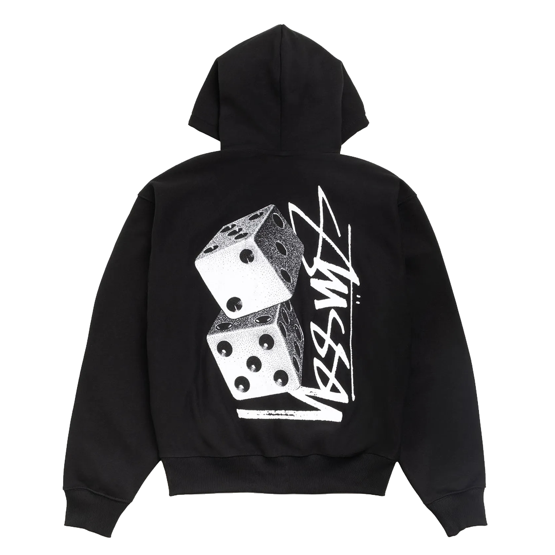 TALL DICE ZIP HOODIE BLACK – NRML