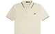 TWIN TIPPED FRED PERRY SHIRT OATMEAL