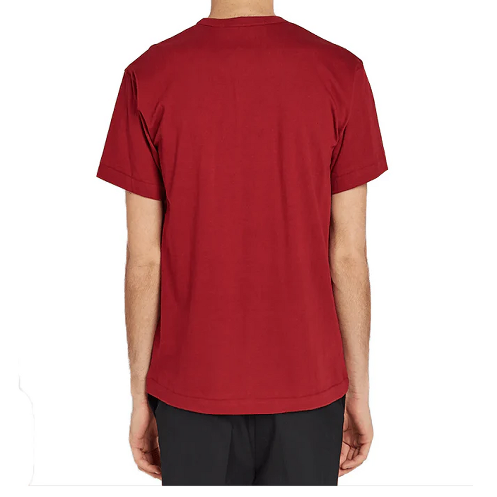 CDG DOUBLE HEART RED T-SHIRT