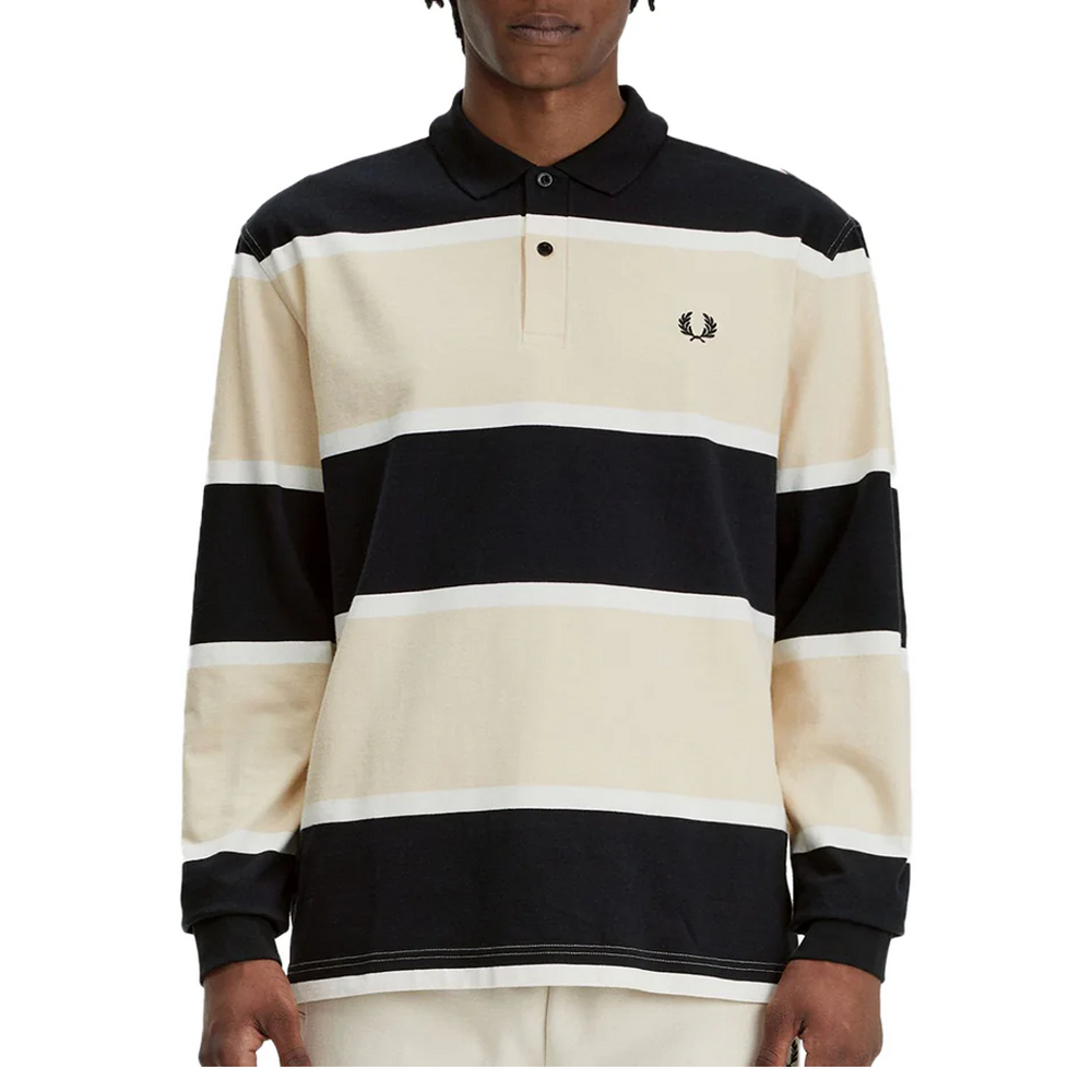 RELAXED STRIPED POLO SHIRT