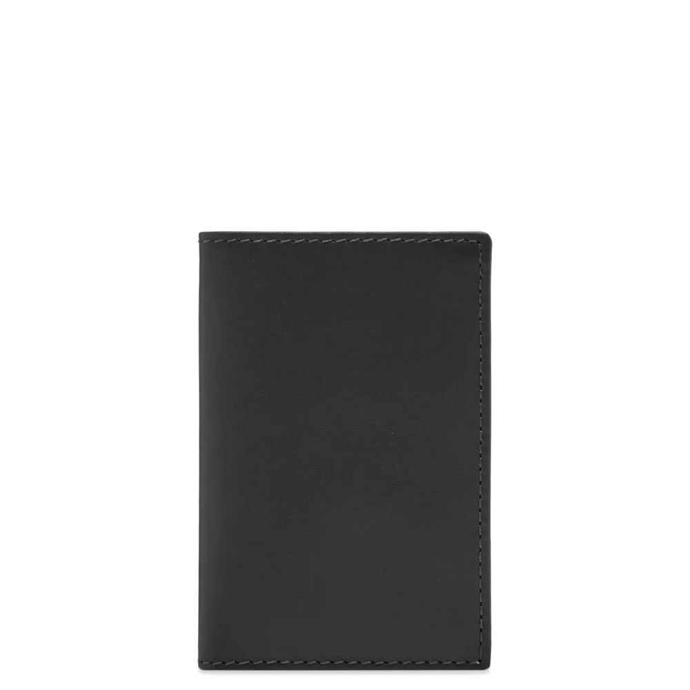 CDG ARECALF CLASSIC LINE CARD HOLDER BLACK