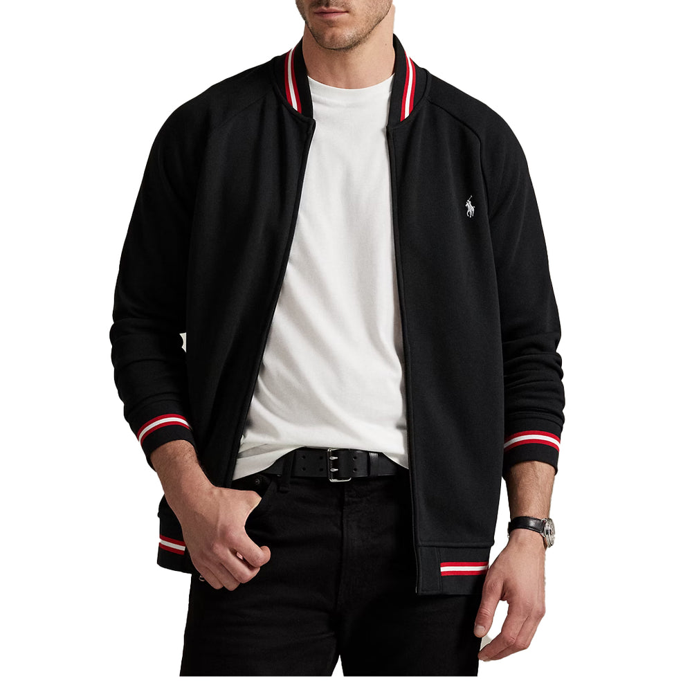 DOUBLE KNIT MESH BOMBER MESH JACKET