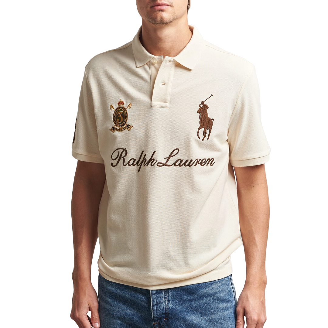 CLASSIC FIT TEAM POLO BEIGE – NRML