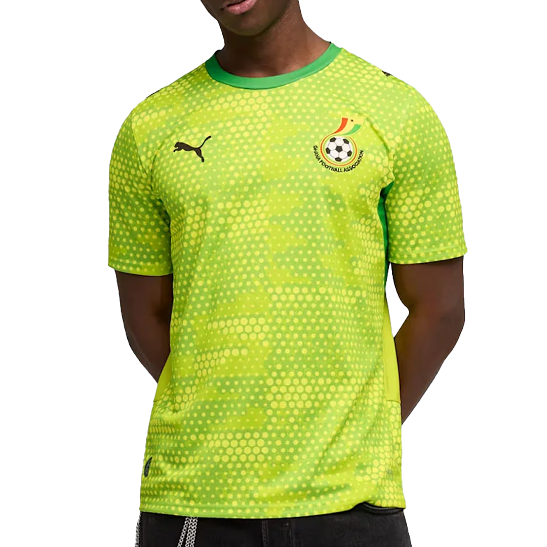 PUMA X GHANA X SALEHE BEMBURY REPLICA MATCH JERSEY LIME GREEN – NRML