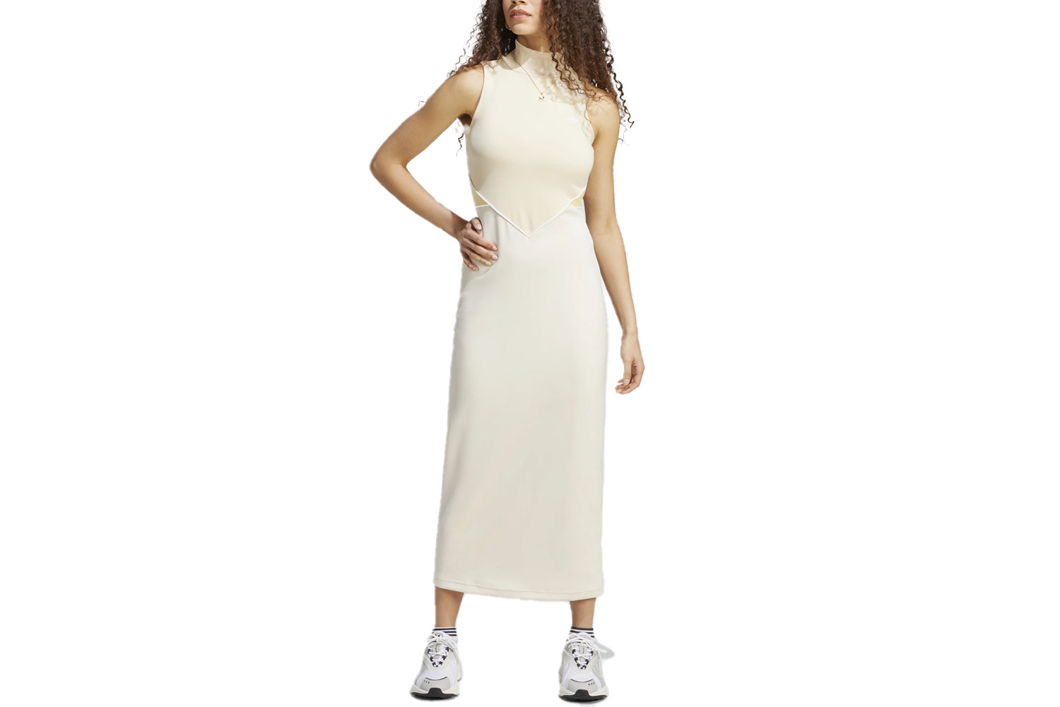 Size 4X- ADIDAS WOMEN'S ALWAYS ORIGINAL LONG DRESS (PLUS SIZE), Clay Strata