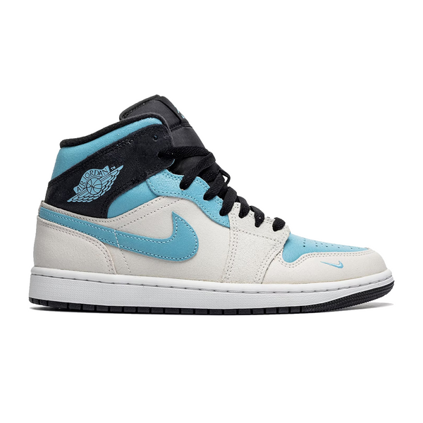 AIR JORDAN 1 MID SUMMIT WHITE/BLUE CHILL