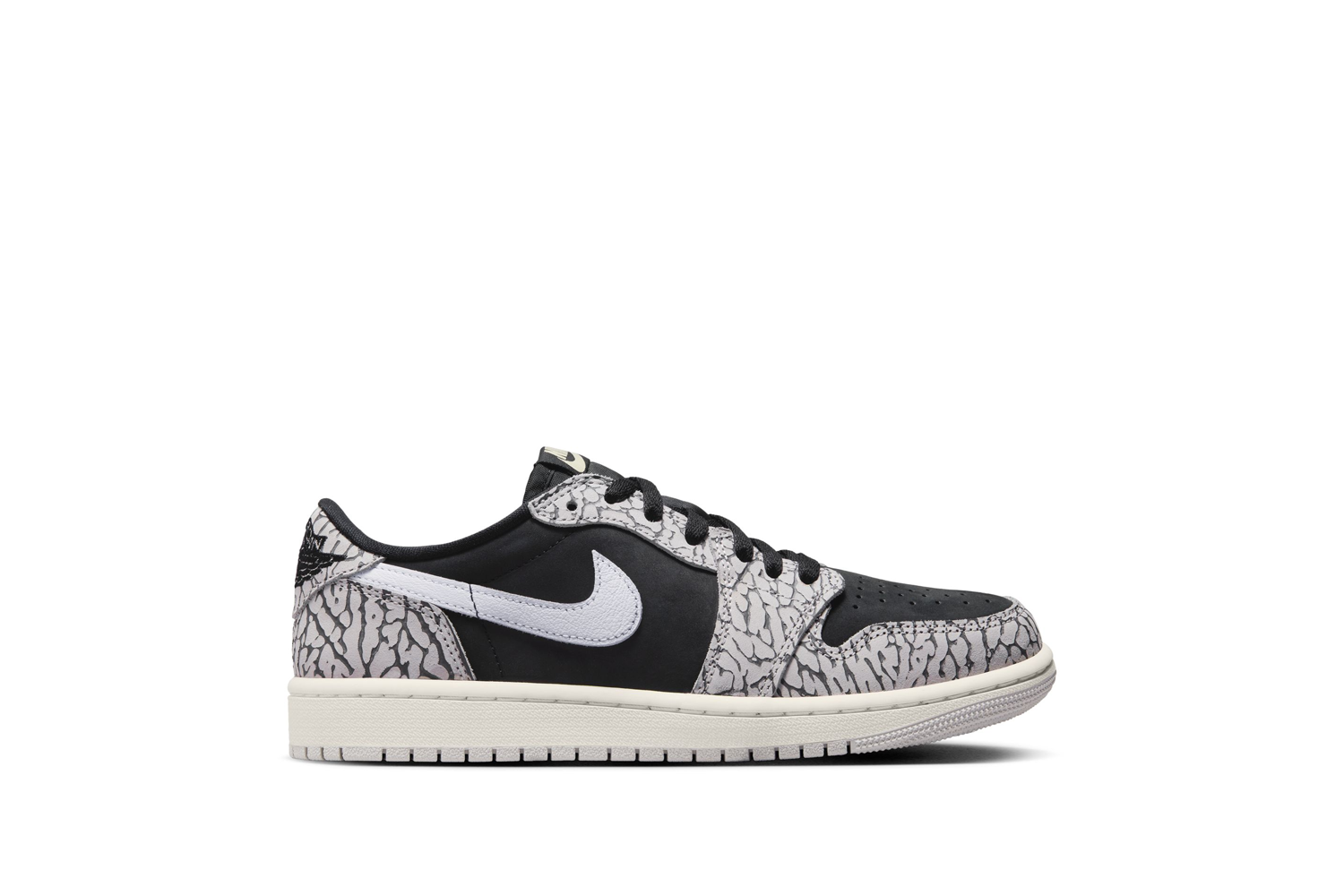 WOMEN'S AIR JORDAN 1 LOW OG BLACK CEMENT – NRML