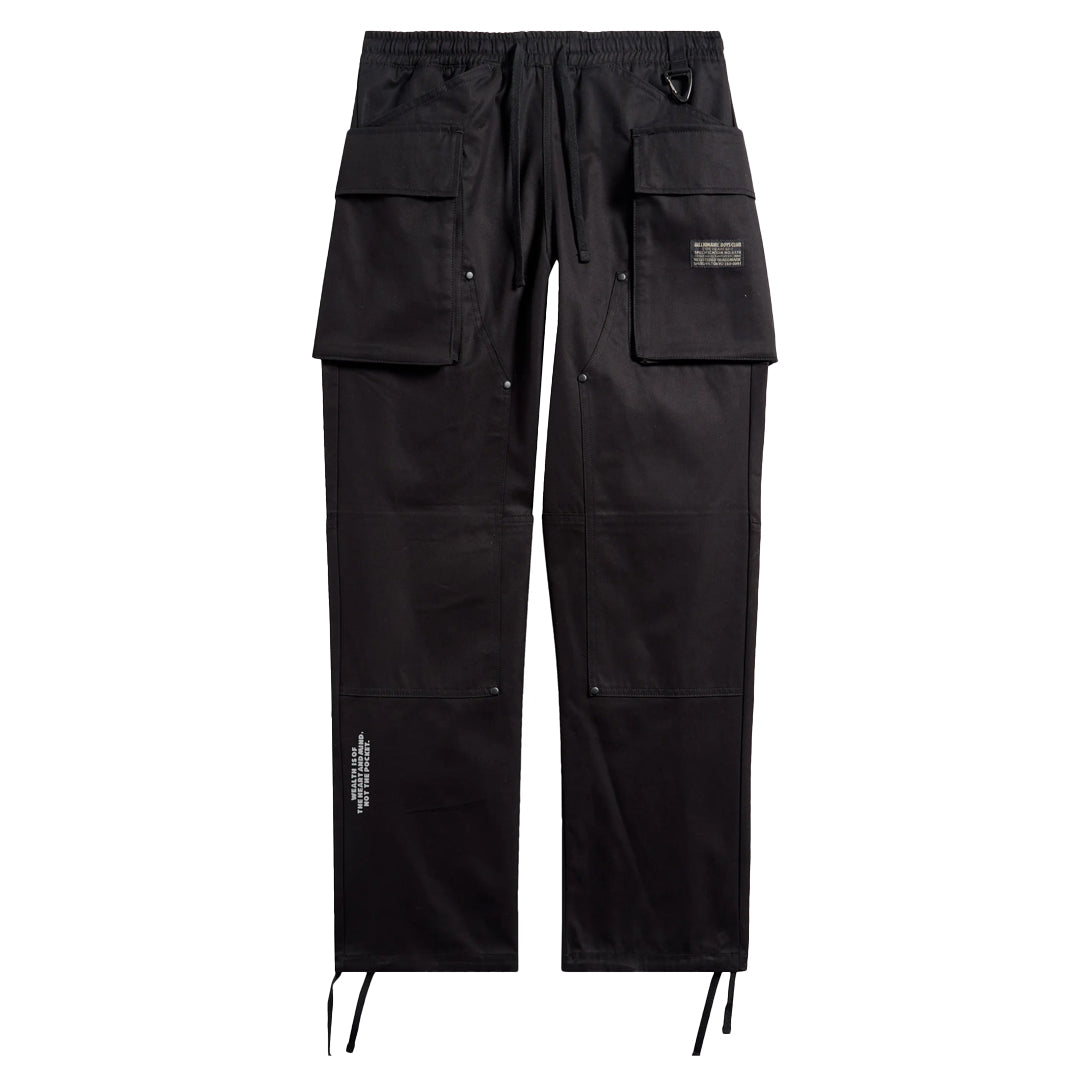 FLAGSHIP CORE CARGO PANT BLACK – NRML