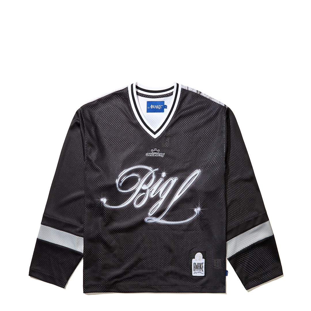 トップス BLACK EYE PATCH hockey Jersey L size THE BIG PICTURE HOCKEY JERSEY BLACK – NRML