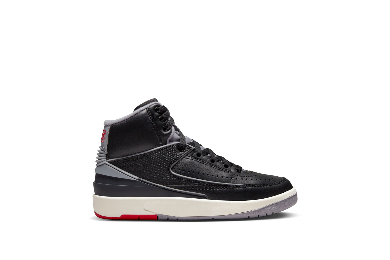 Jordan retro 2 on sale black and white