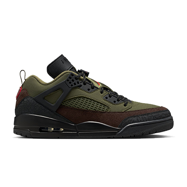 JORDAN SPIZIKE LOW MEDIUM OLIVE/UNIVERSITY RED
