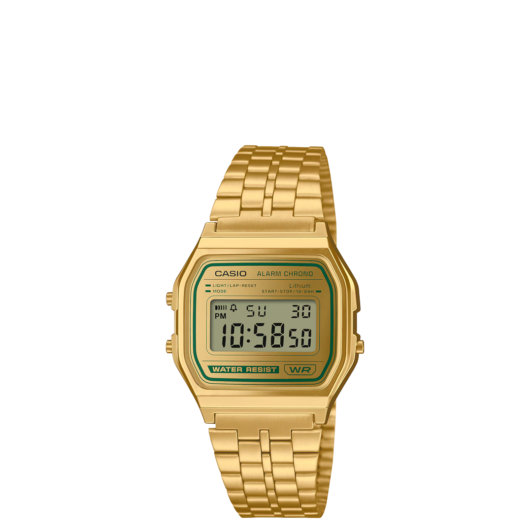 CASIO A158WEGV-9A VINTAGE GOLD WATCH – NRML