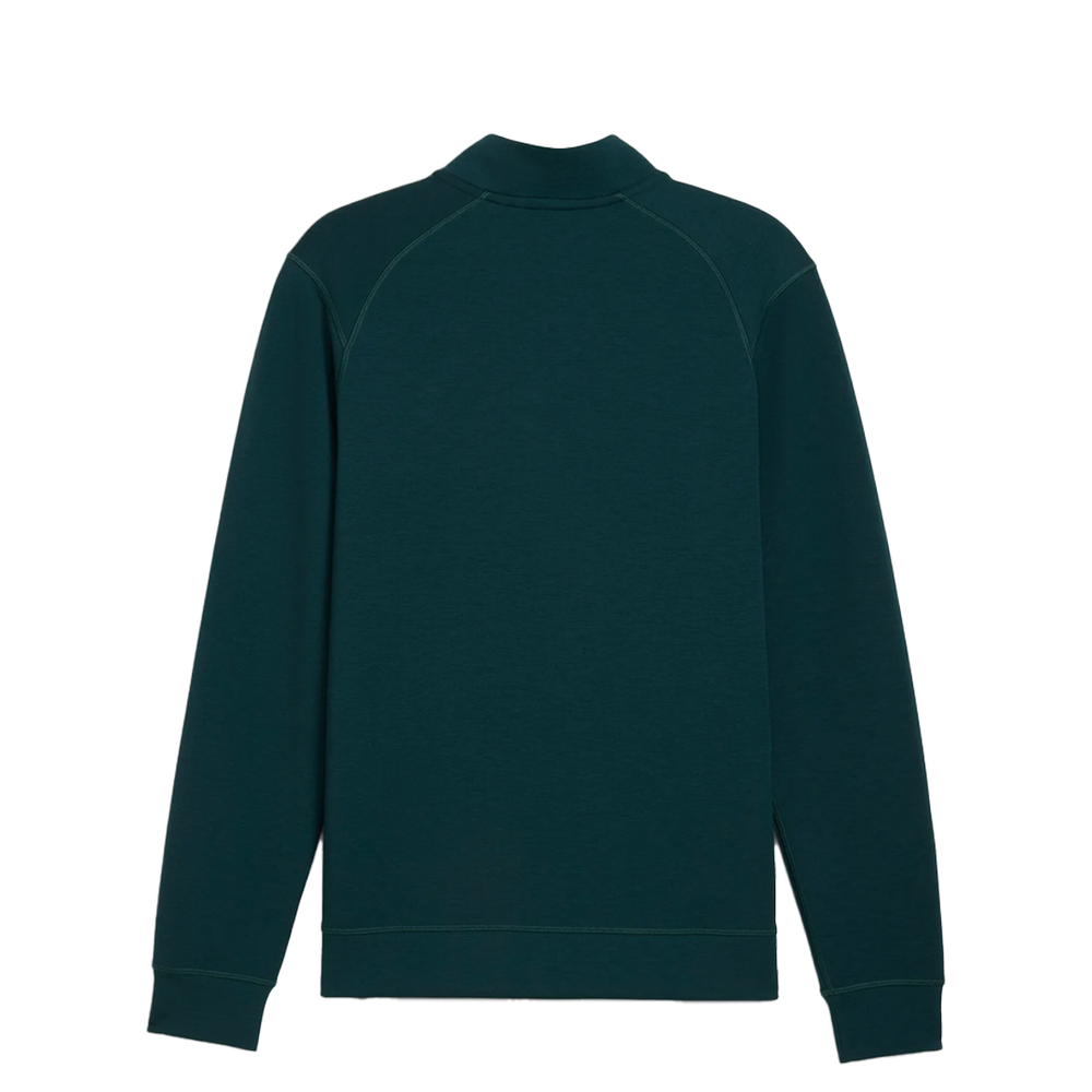 PUMA x REIGNING CHAMP CLOUDSPUN FLEECE 1/4 ZIP GREEN TERRAIN