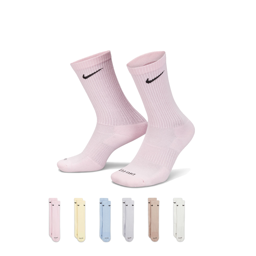 EVERYDAY PLUS CUSHIONED CREW TRAINING SOCKS 6 PACK NRML