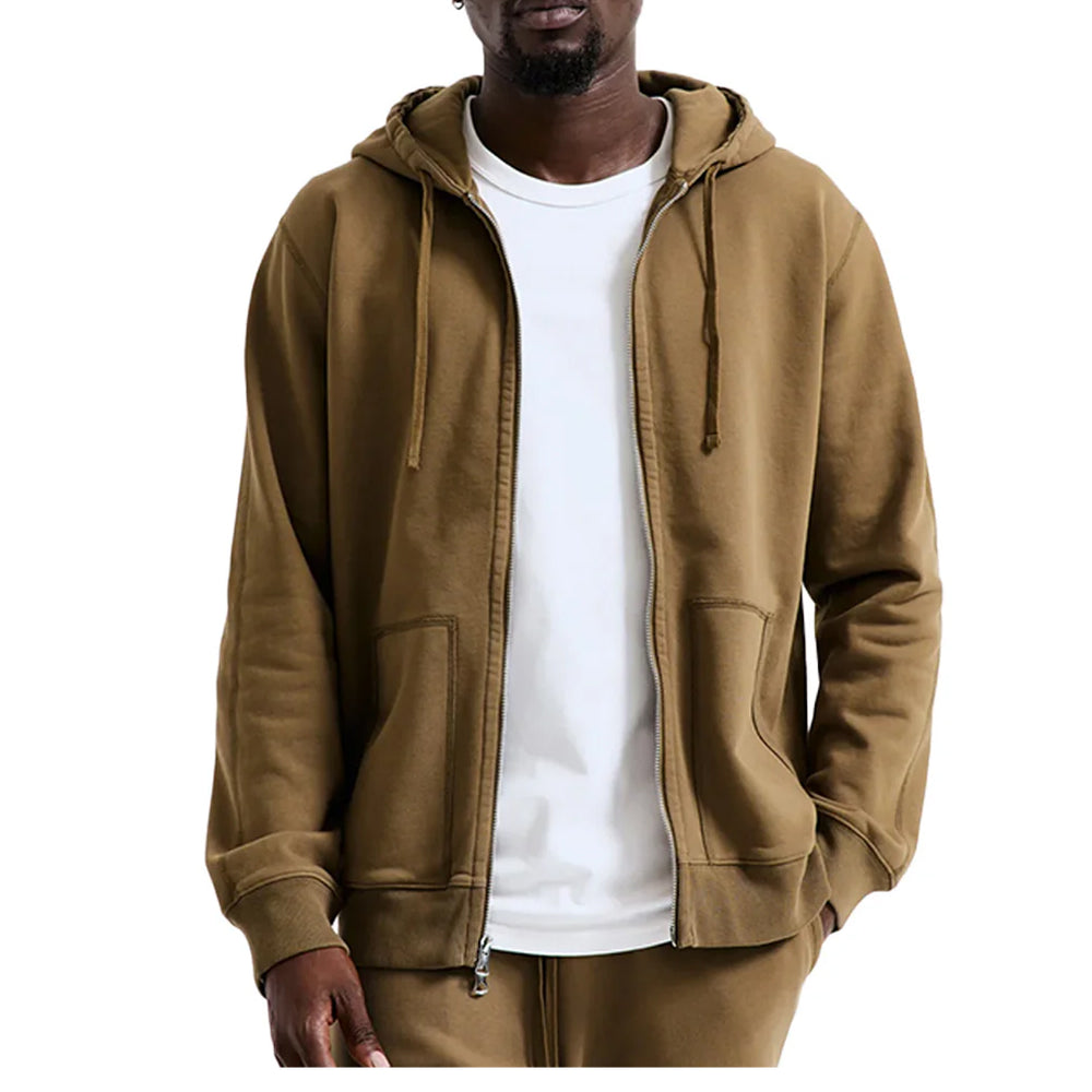 MIDWEIGHT TERRY CLASSIC FULL ZIP UP HOODIE