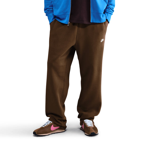 OPEN HEM FLEECE PANTS MOSSWOOD BROWN