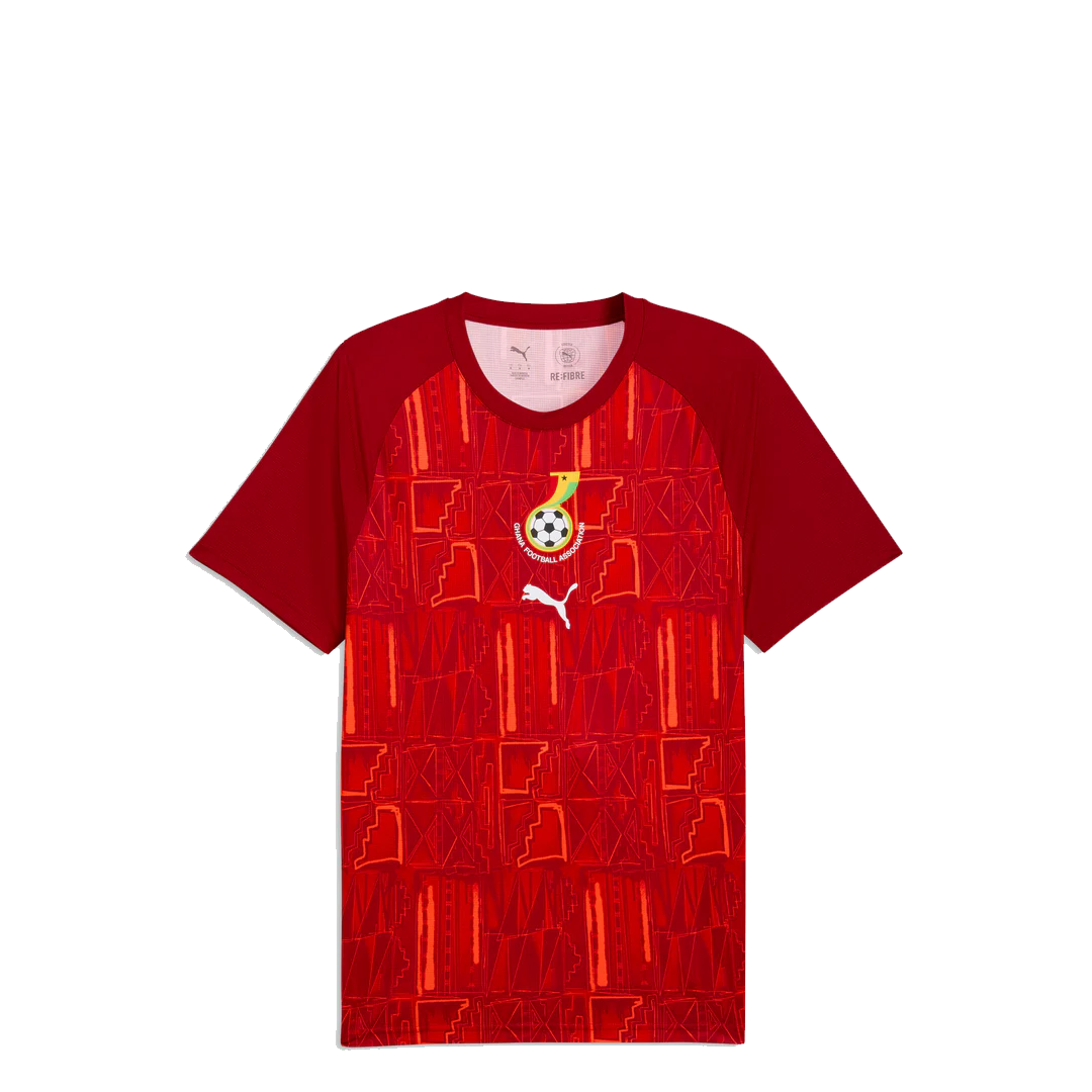 GHANA 2026 WARM UP JERSEY DARK RED – NRML