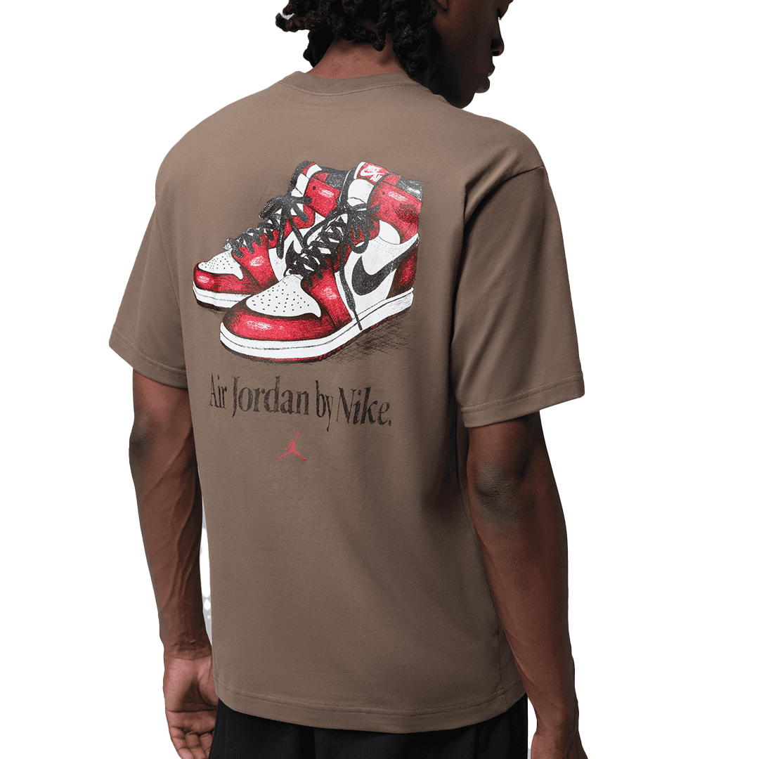 BROOKLYN AIR JORDAN T-SHIRT BROWN PALOMINO – NRML