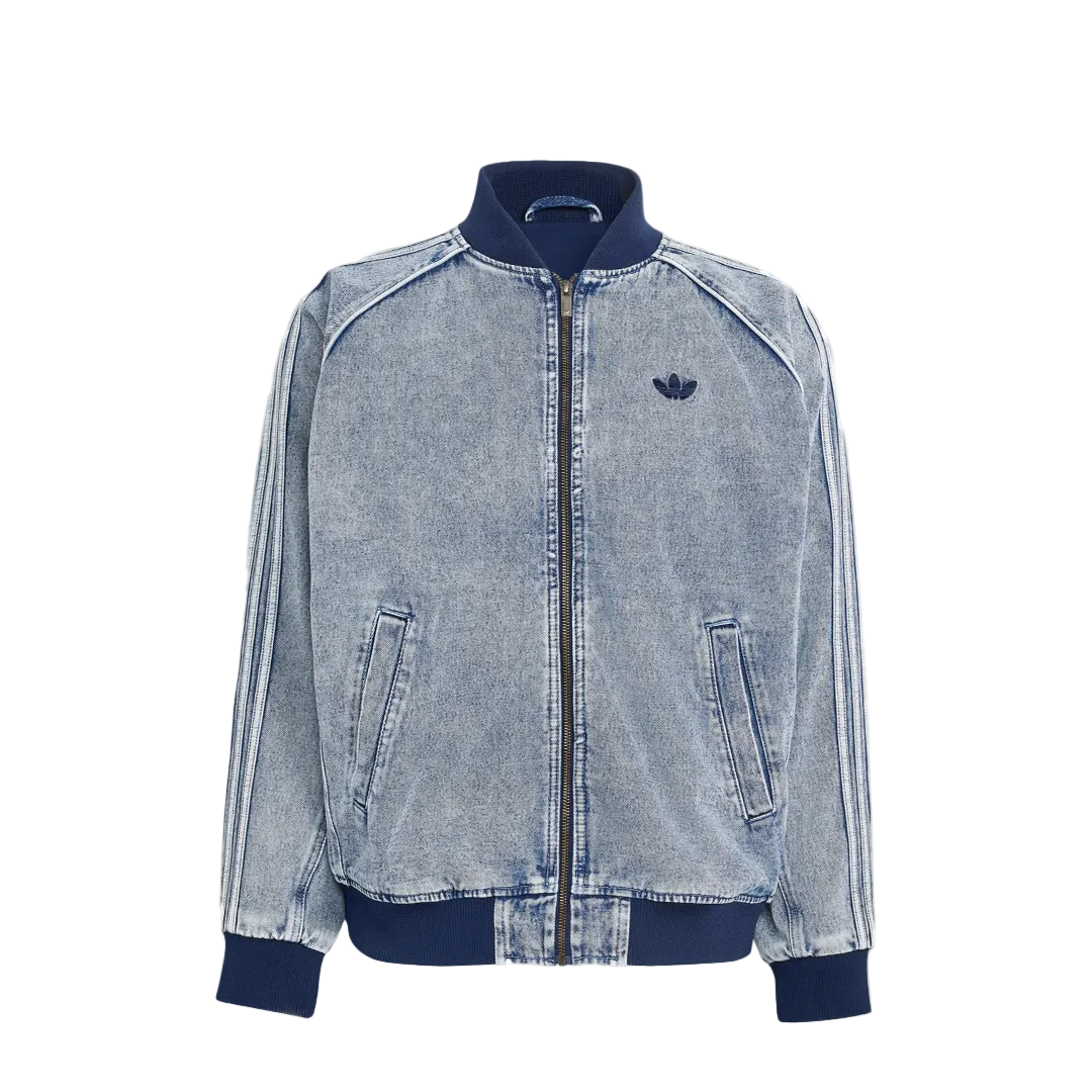 SUPERSTAR GOTHIC DENIM TRACK TOP BLUE – NRML