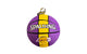 LOS ANGELES LAKERS BASKETBALL KEYCHAIN