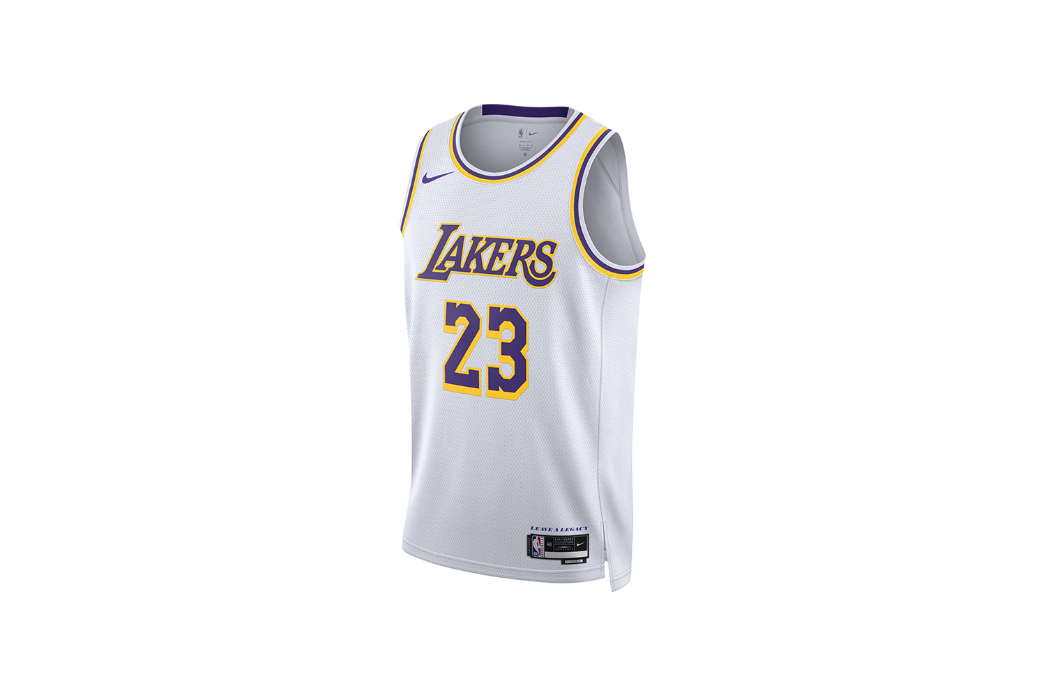 LeBron James Los Angeles Lakers White 2022/23 Swingman Association