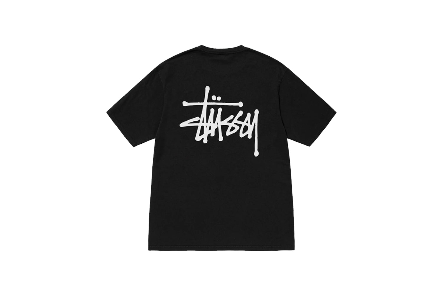 BASIC STUSSY PIGMENT DYED TEE BLACK – NRML