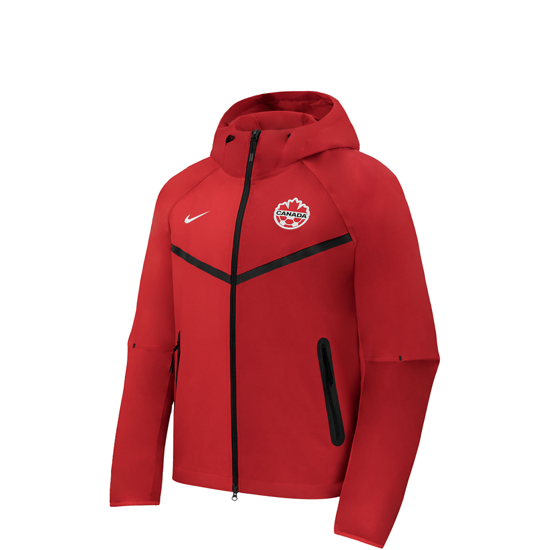 CANADA SOCCER TECH WOVEN JACKET RED – NRML