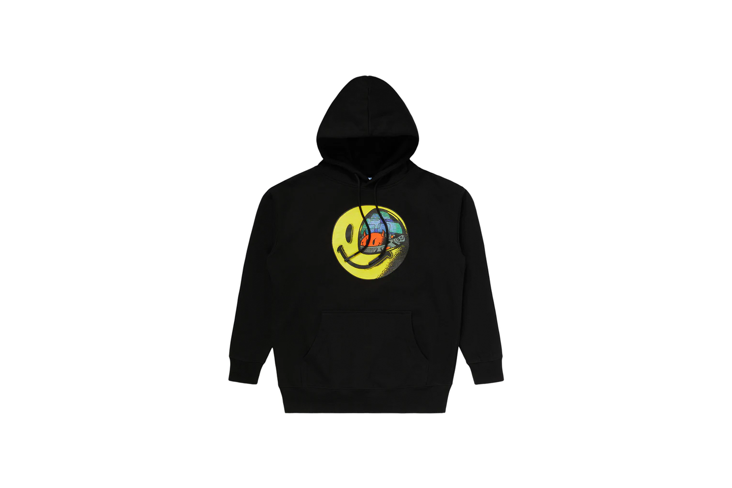 Hoodie with 2024 smiley face