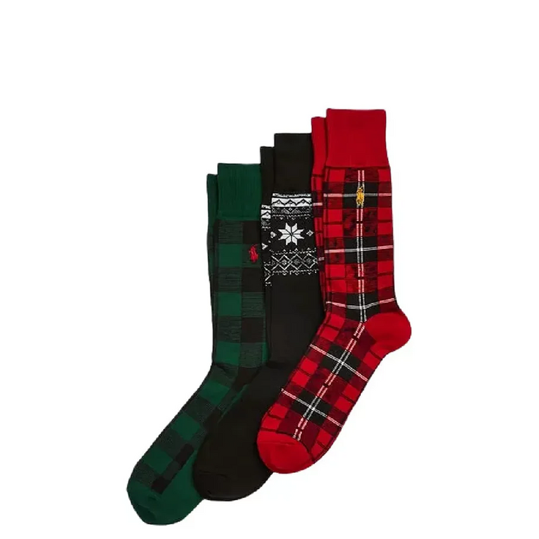 HOLIDAY CREW SOCK 3 PACK GIFT SET