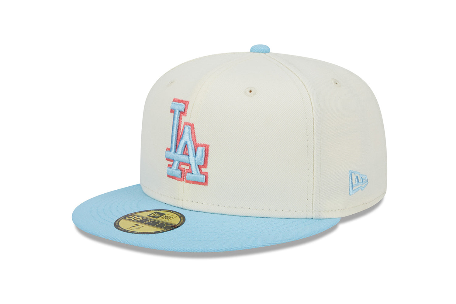 NEW ERA MLB LOS ANGELES DODGERS COLOR PACK OFF WHITE/SKYBLUE 59FIFTY F –  NRML