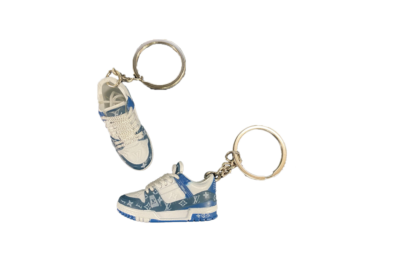 Craze Fashion LV Sneaker Keychain Blue