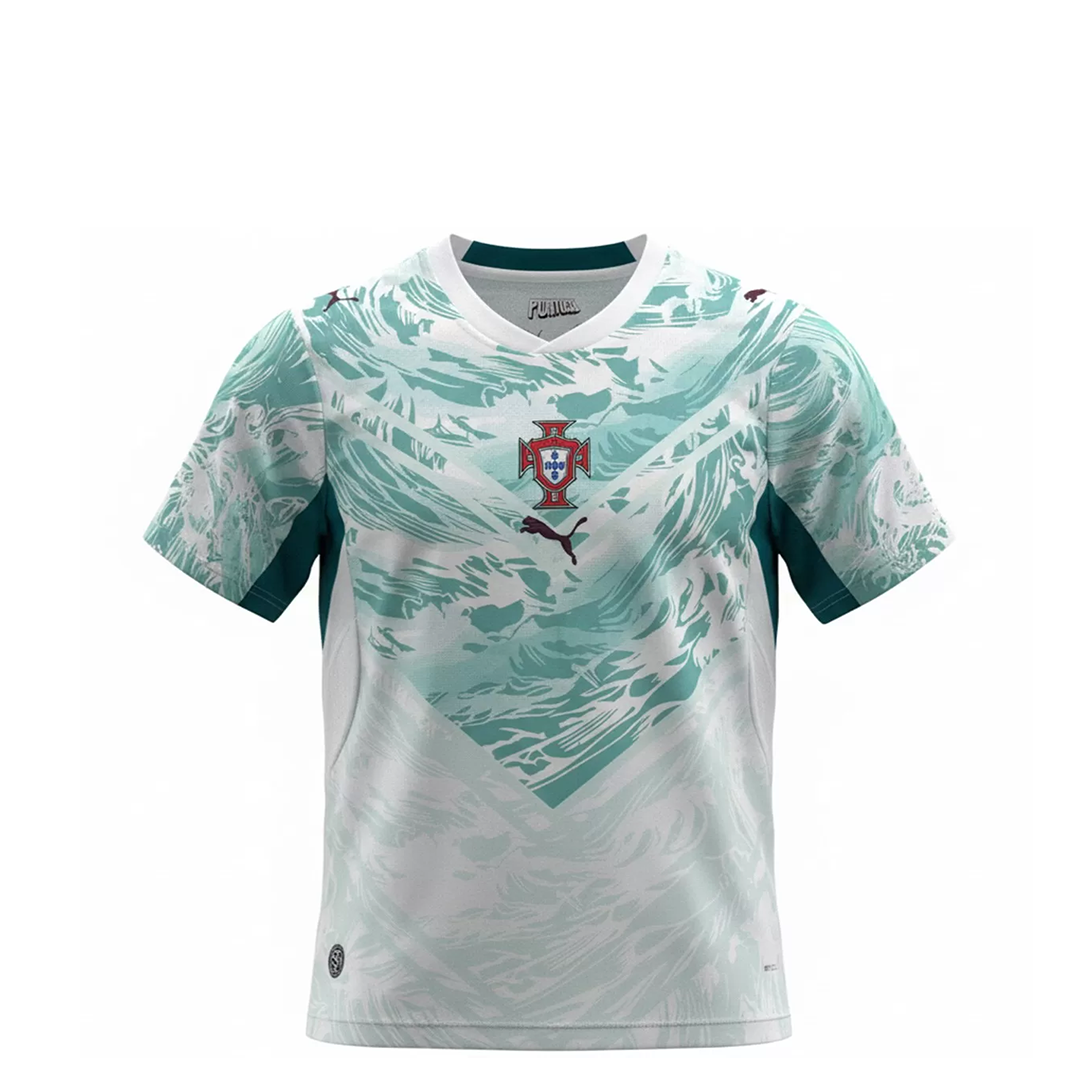 PORTUGAL FPF AWAY WORLD CUP 2026 JERSEY PORTGUAL WHITE GREEN – NRML