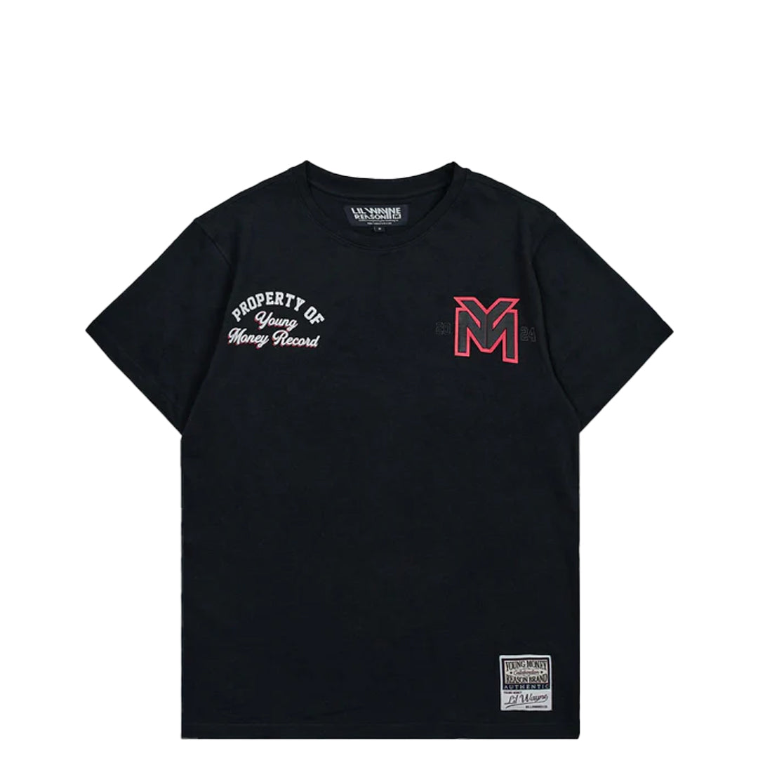 LIL WAYNE YOUNG MONEY RECORDS TEE BLACK – NRML