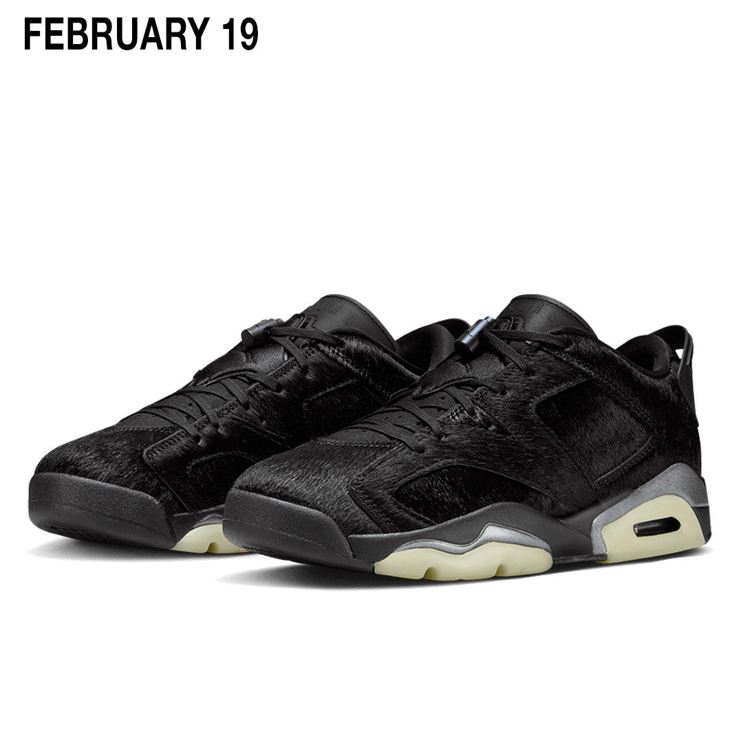 WOMEN'S AIR JORDAN 6 RETRO LOW BLACKOUT