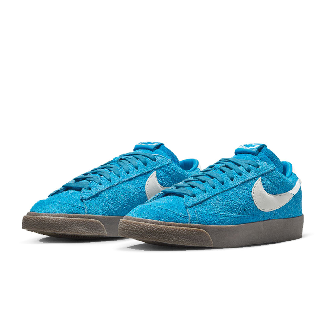 NIKE BLAZER LOW x BOOK "CHEVY" - SURF BLUE
