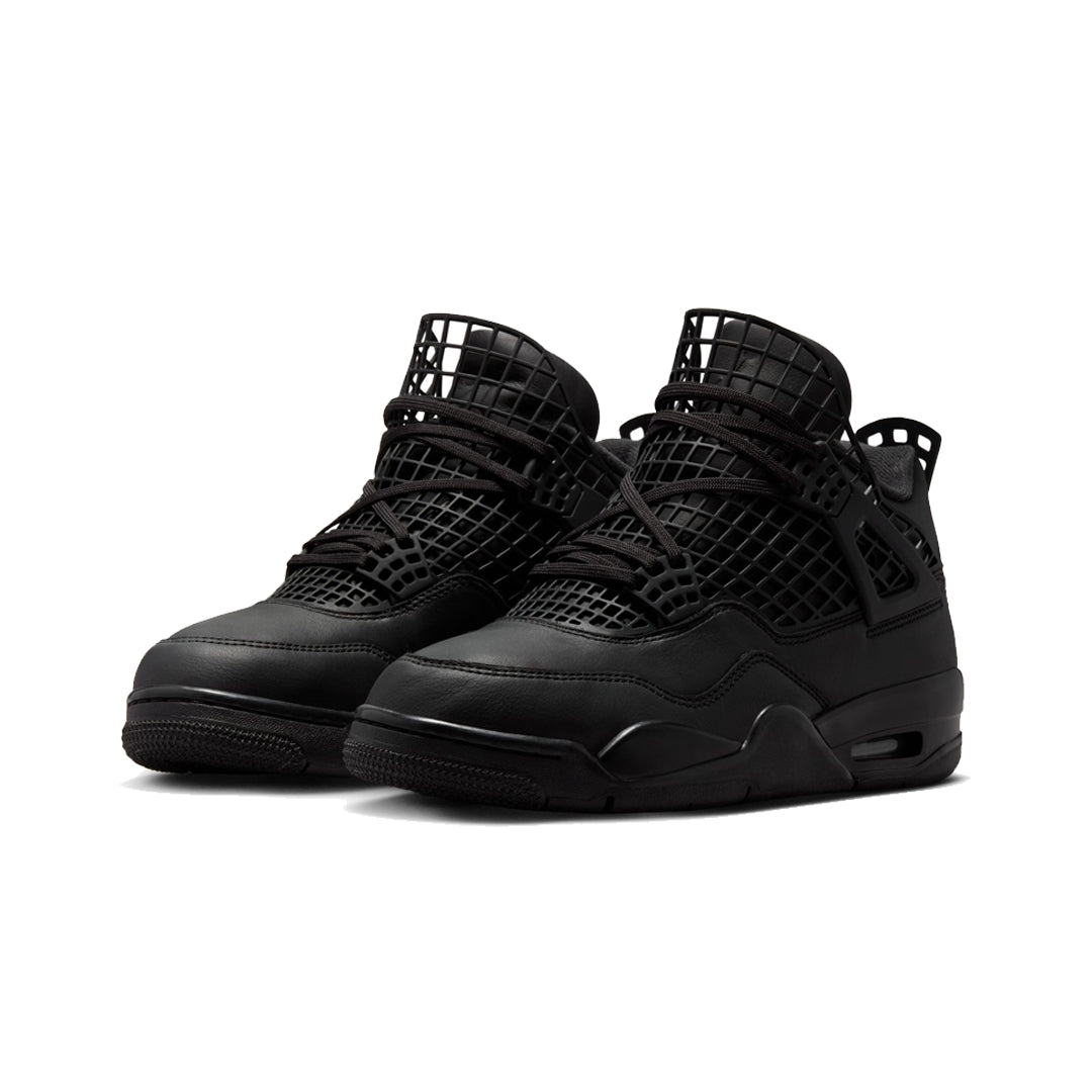 WOMEN'S AIR JORDAN 4 NET BLACK