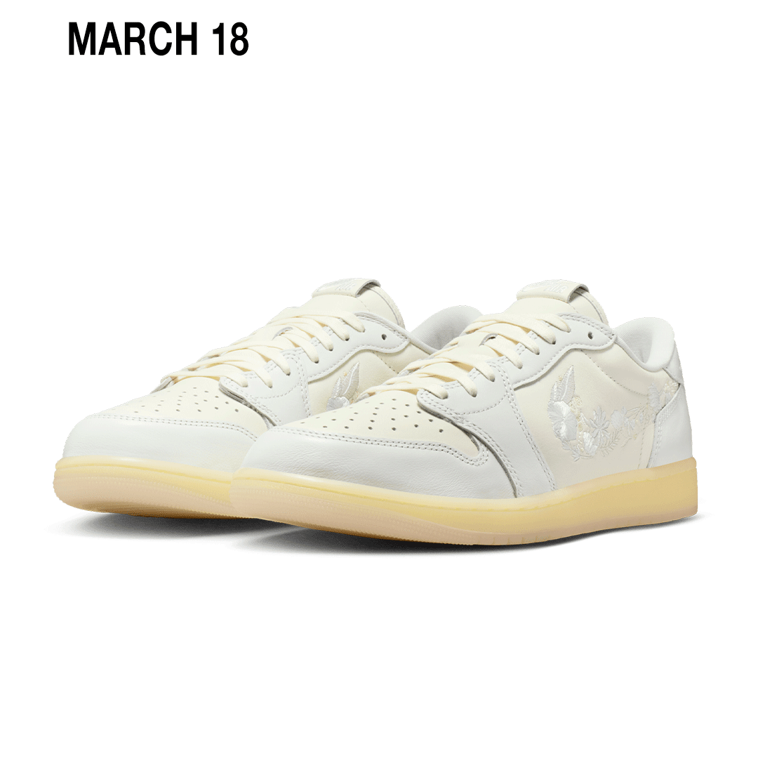 AIR JORDAN 1 RETRO LOW "FLORAL SWOOSH"