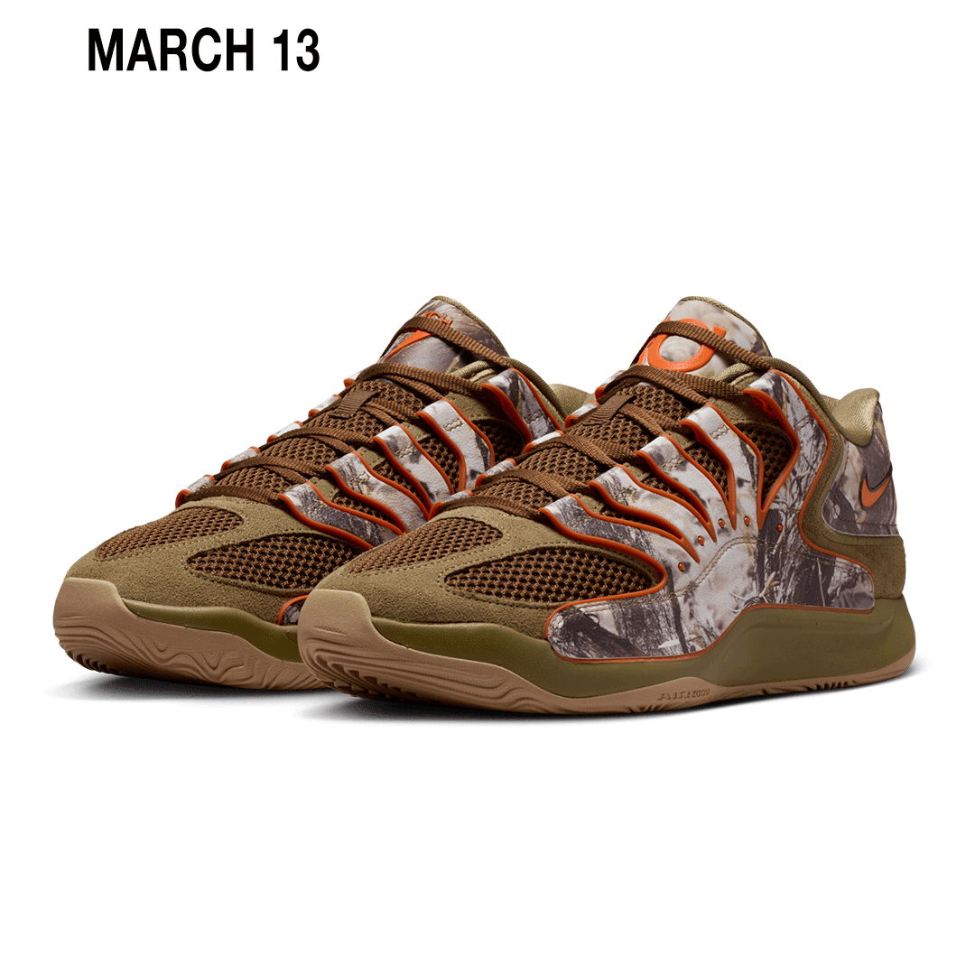 KD 18 PER COYOTE/SAFETY ORANGE MEDIUM BROWN