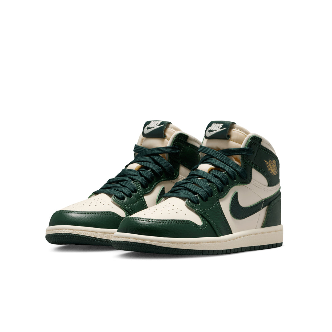 JORDAN 1 RETRO HIGH OG PALE IVORY/PRO GREEN