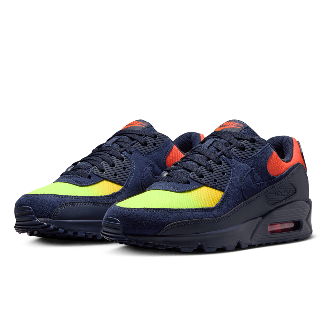 NIKE AIR MAX 90 LEMON VENOM/BLACKENED BLUE