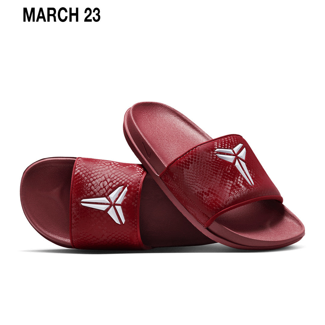 KOBE OFFCOURT SLIDES TEAM RED/WHITE
