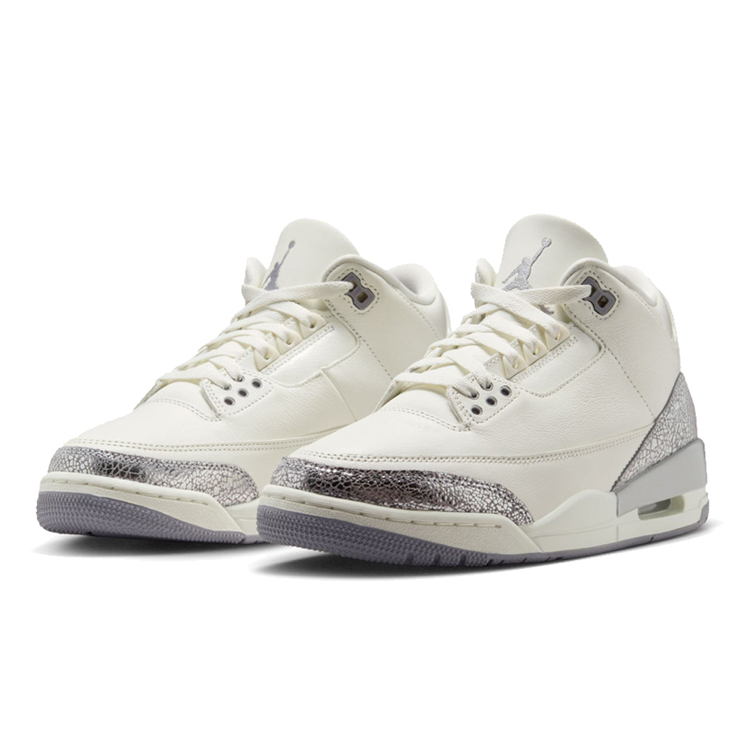 WOMEN'S AIR JORDAN 3 RETRO SAIL/CEMENT GREY | APRIL 12TH