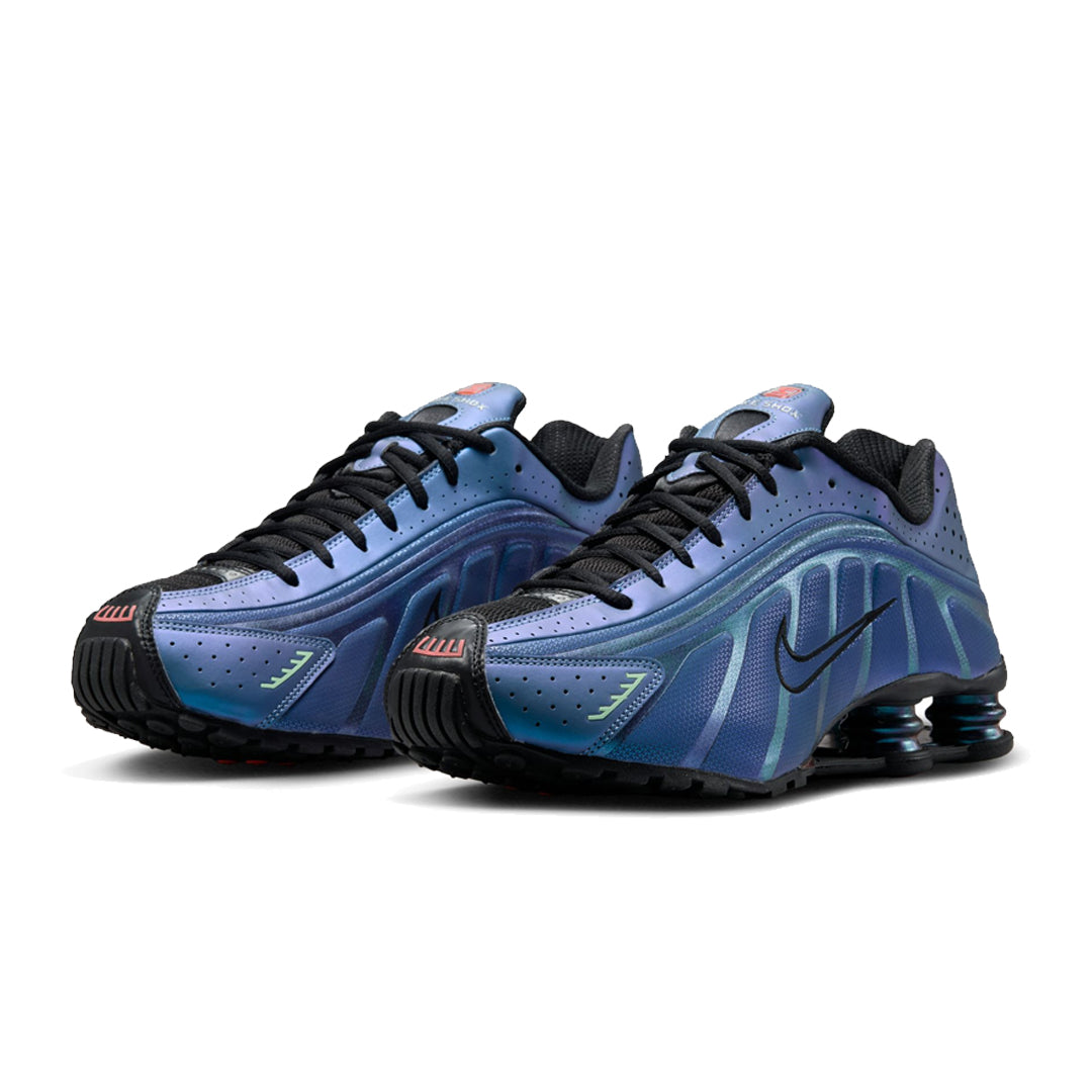 NIKE SHOX R4 METALLIC SILVER/BLACK