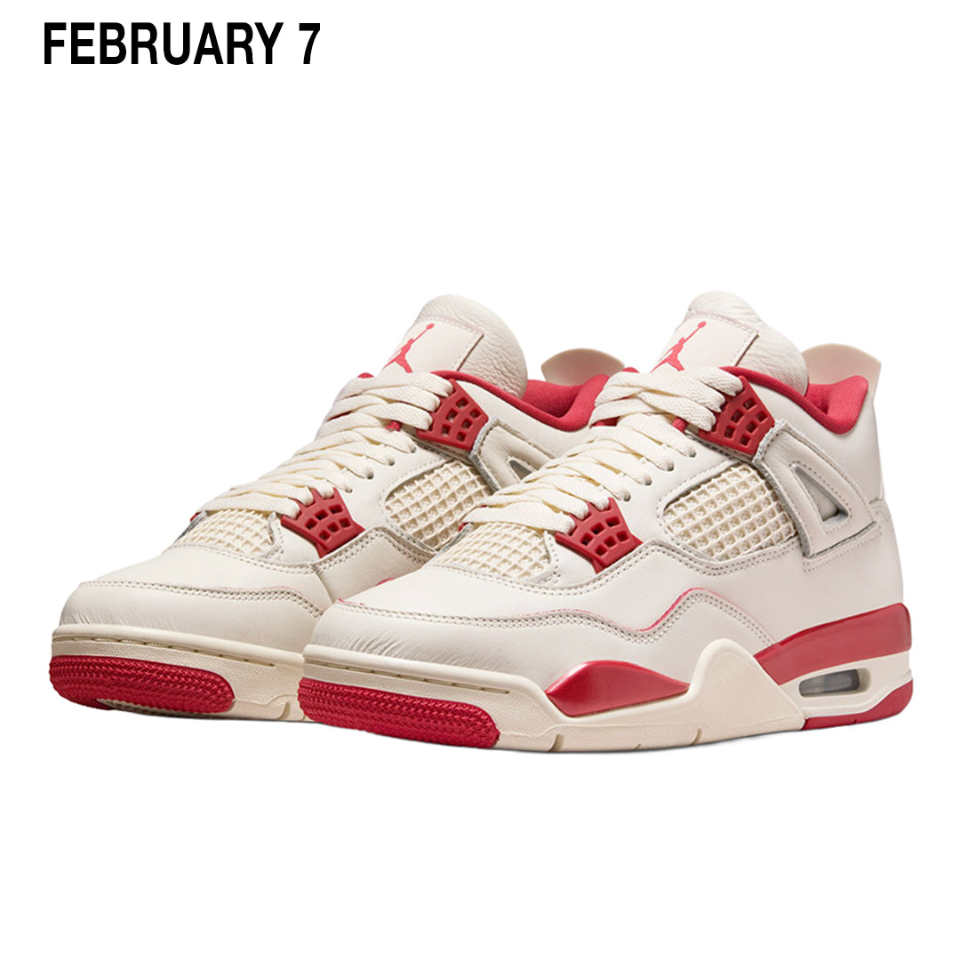 WOMEN'S AIR JORDAN 4 RETRO SIERRA RED