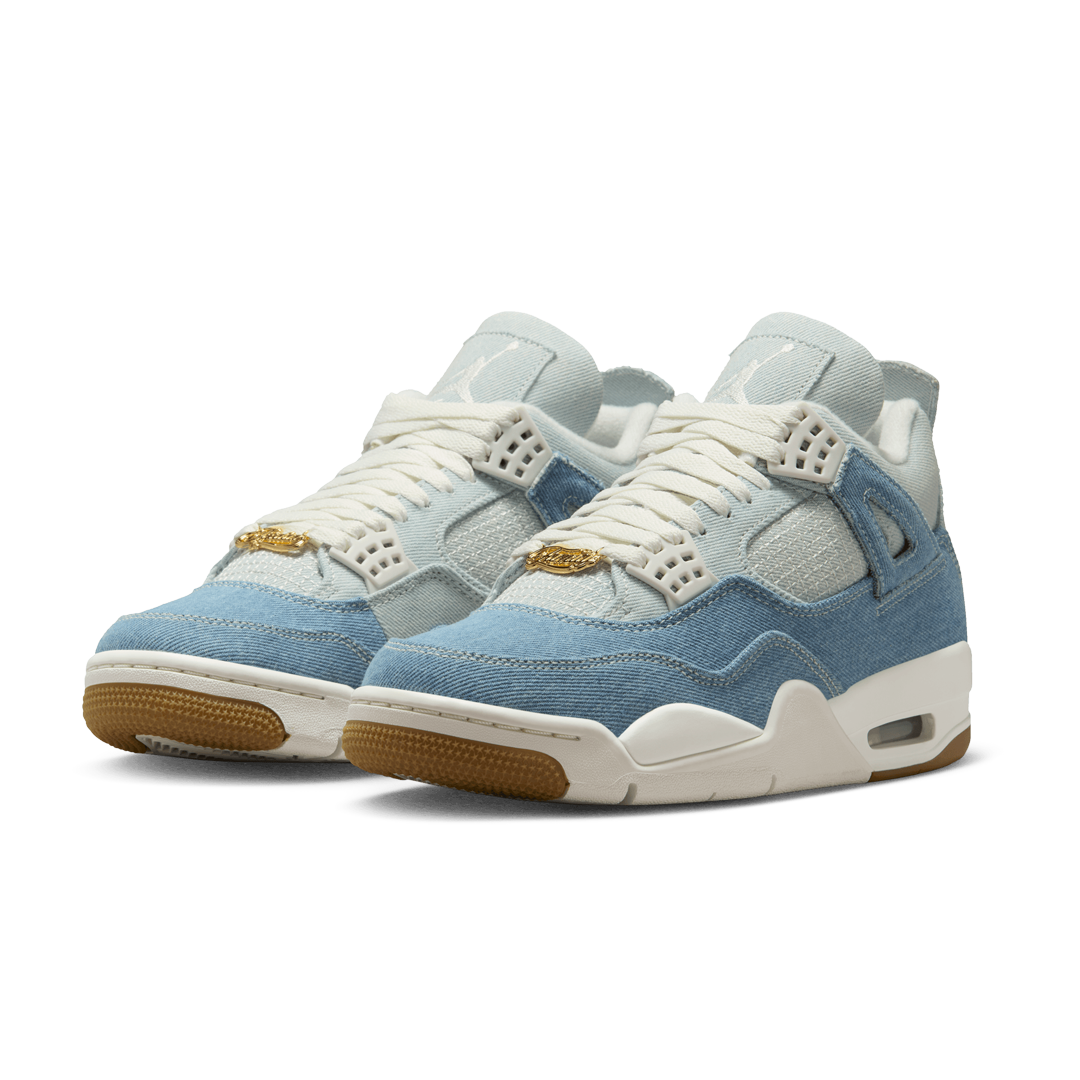 WOMEN'S AIR JORDAN 4 RETRO TEX "WORN BLUE"