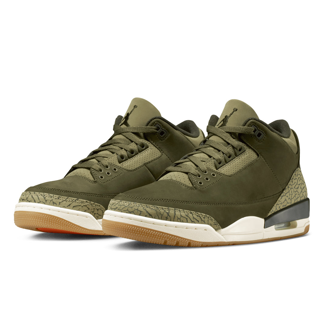 AIR JORDAN 3 RETRO MEDIUM OLIVE/SEQUOIA