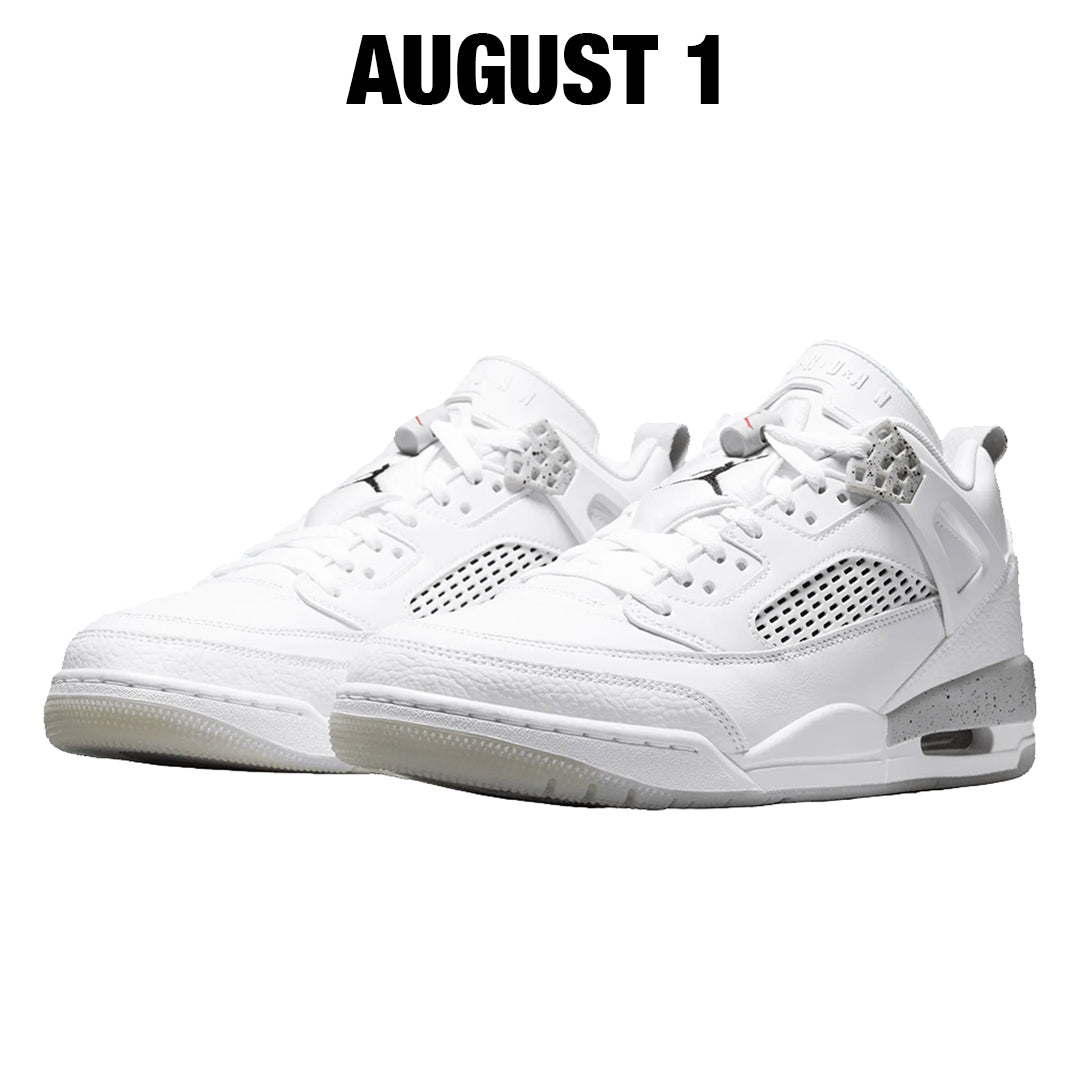JORDAN SPIZIKE LOW WHITE/BLACK-GREY FOG